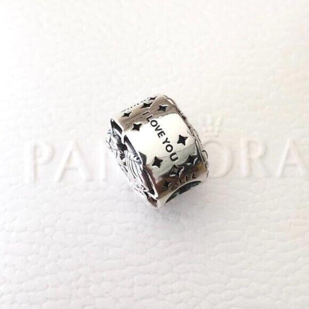 Pandora Star Wars Han Solo and Leia Kiss I Love You I Know Disney Charm #1 - Picture 3 of 8
